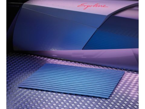 Bodenmatte Blau 60x80cm