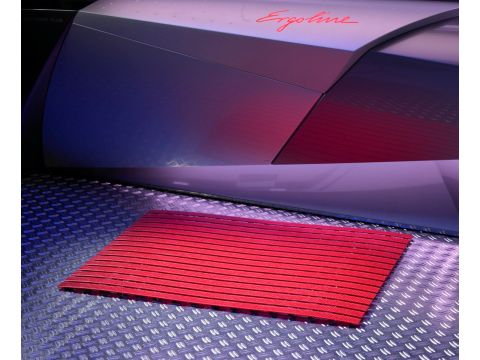 Bodenmatte Rot 60x80cm