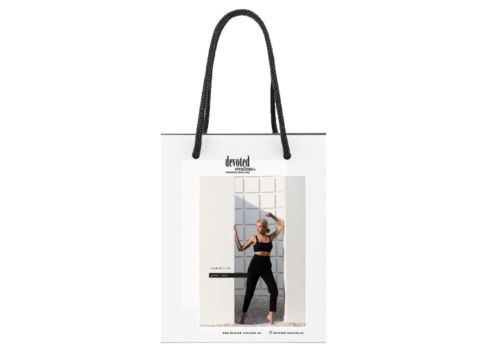 DC Luxe Papiertragetasche Weiß A4